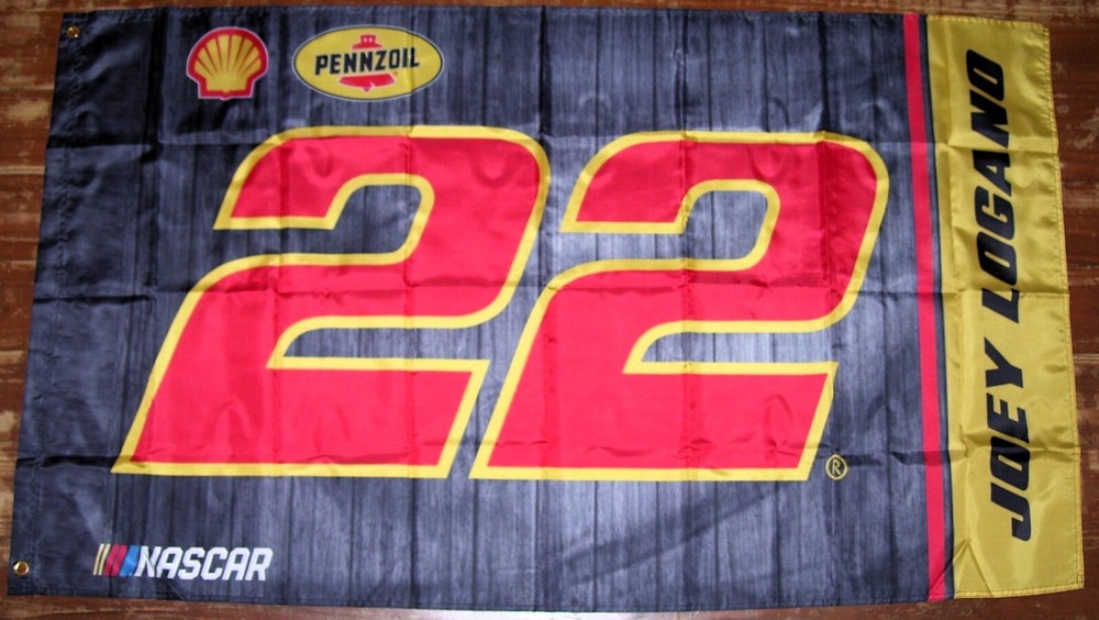 Joey Logano 3'X5' Flag Banner