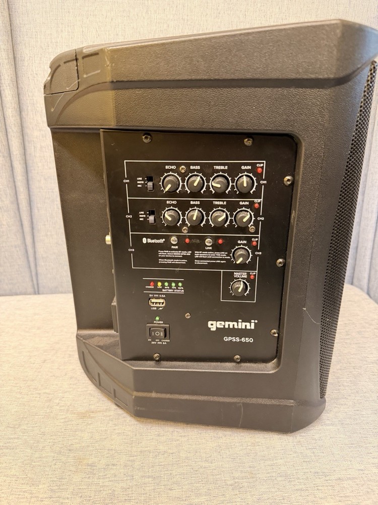 gemini gpss-650 Powered PA Speaker