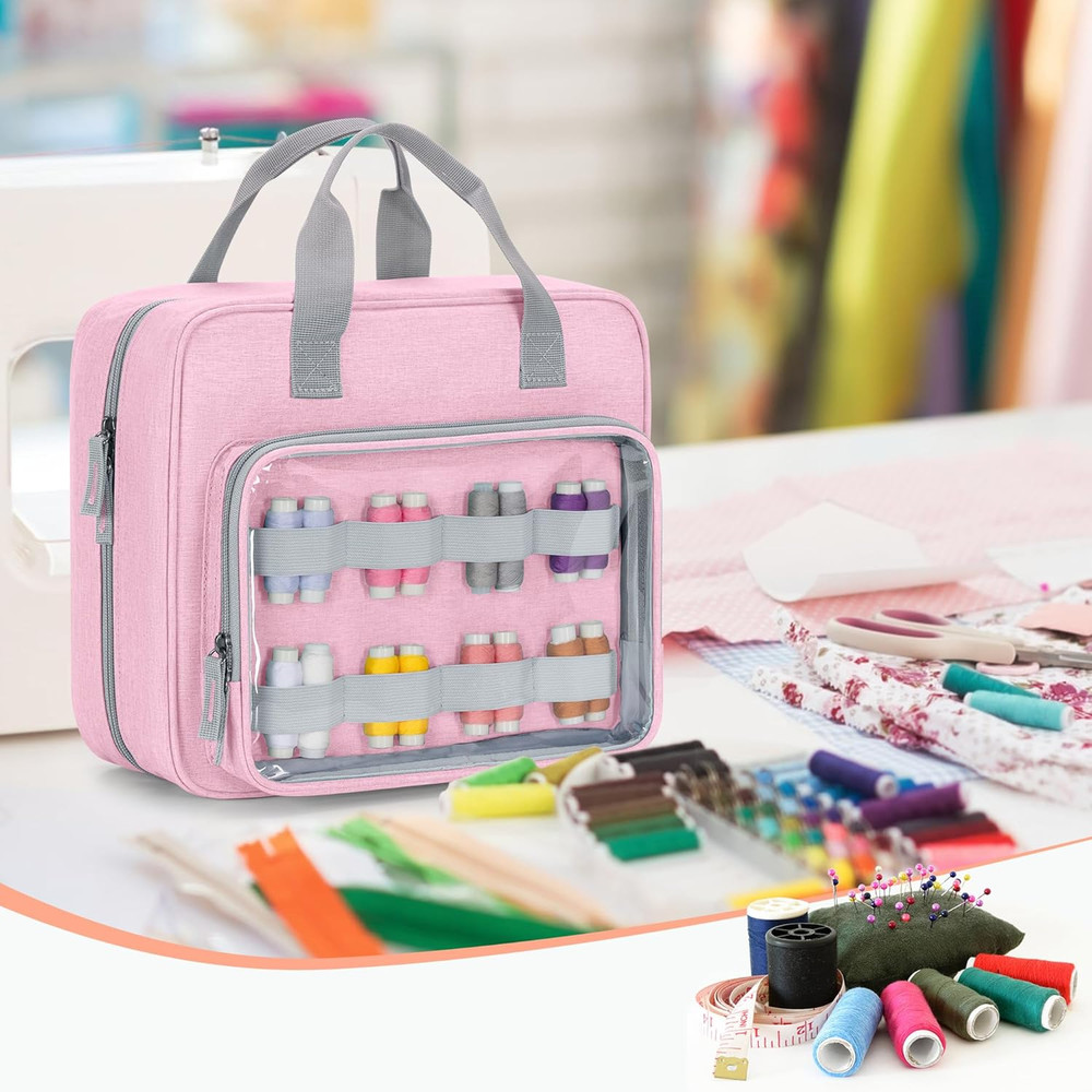 Sewing Storage Organizer with Folio Open Design, Sewing Organizer Bag with Versa