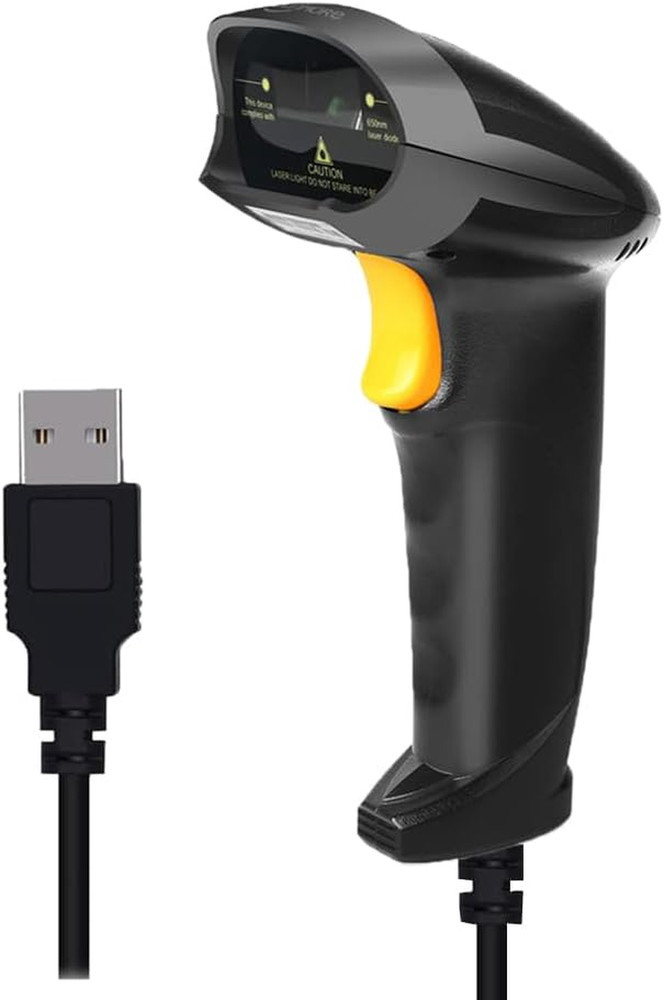 Lector De Codigo De Barras Punto De Venta POS Laser Inventario USB