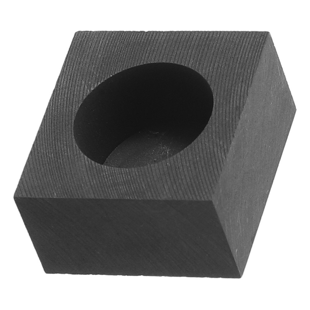 Silver and Graphite Crucible for Melting Beading Dish Molds
