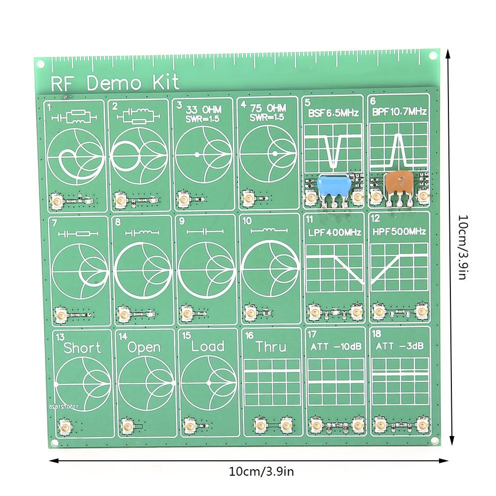 RF Demo Kit RF Tester Board Attenuator Module Vector Network Analyzer Board New