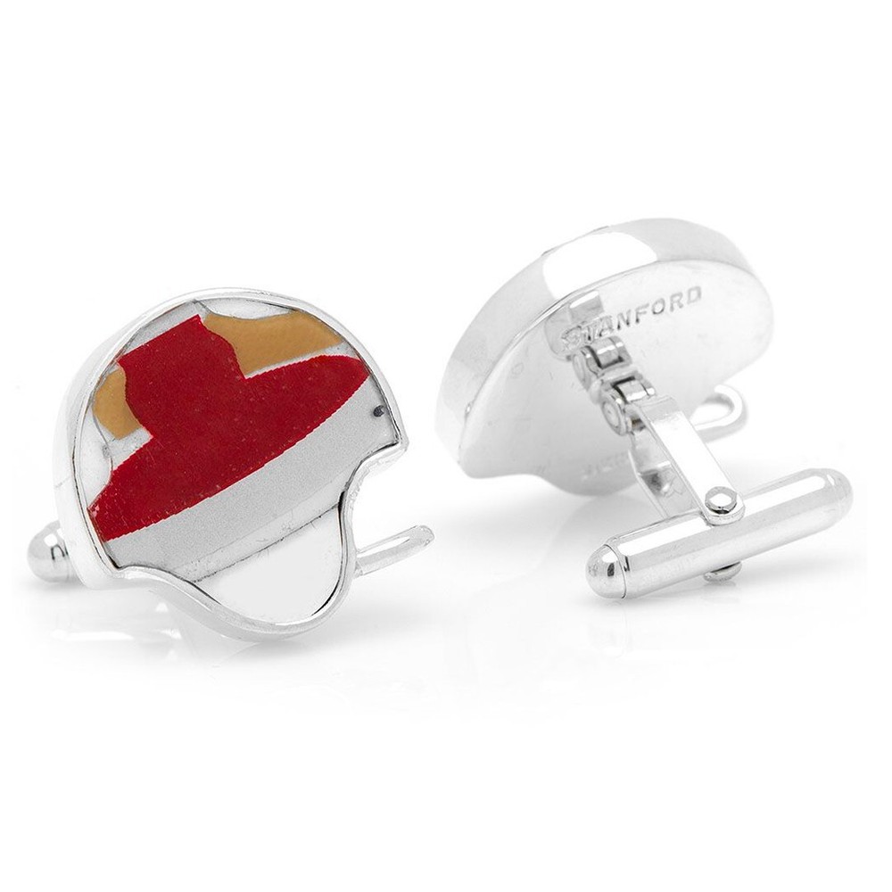 Stanford Game Used Helmet Cufflinks