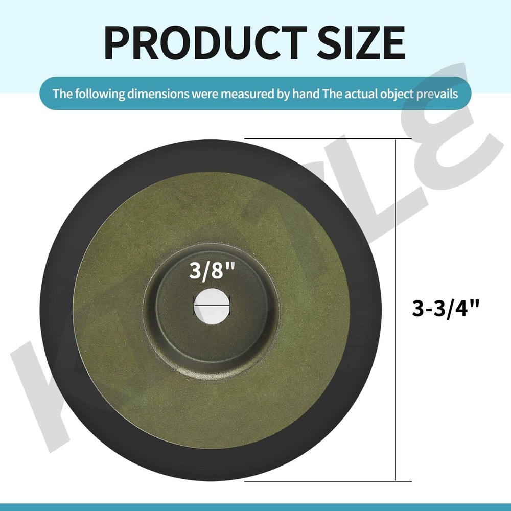 Troybilt Horse Tiller 3.75" Reverse Disc - Lightweight & Durable Rubber Material