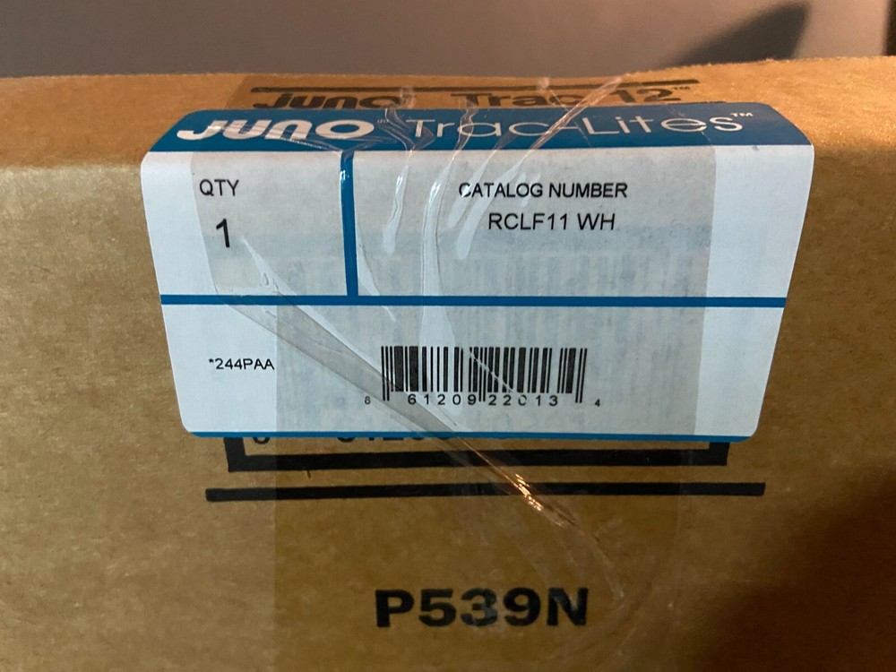 JUNO TRACK LIGHT RCLF11WH 