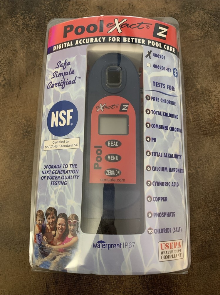 Pool Exact Z - Digital Water Testing 486201 Pool Test Kit