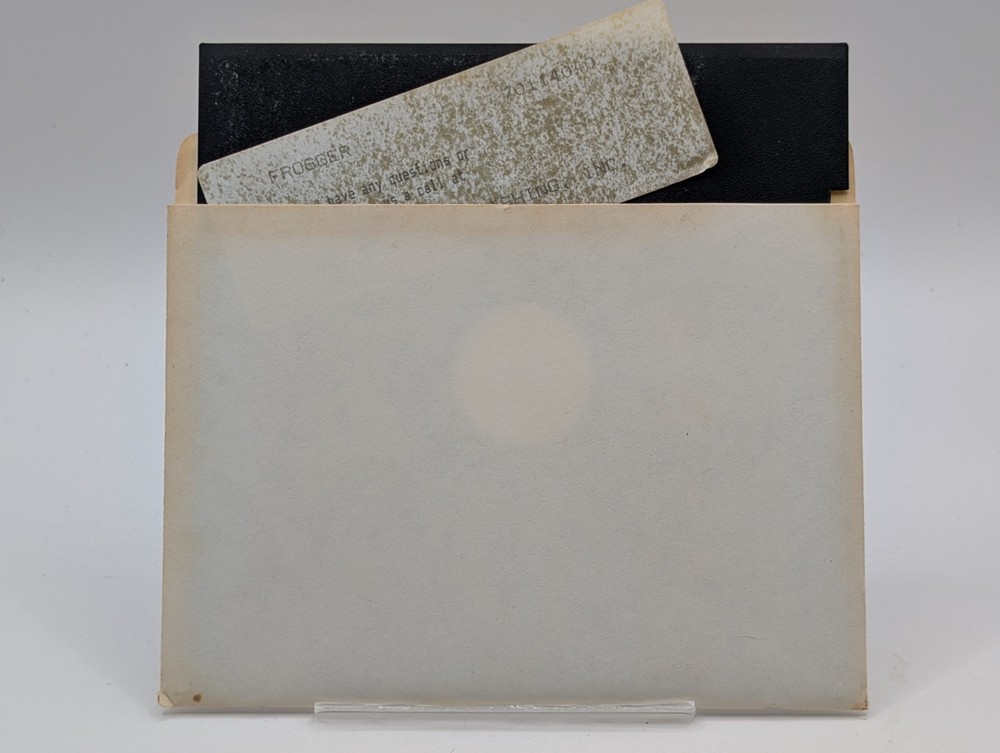 Frogger IBM PC 5 1/4 inch floppy disk computer game