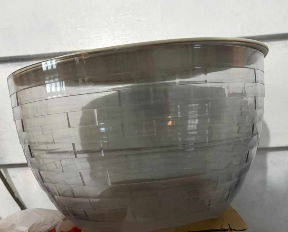 Longaberger 8” Hard Plastic Basket Protector Bowl Lid Round Replacement insert