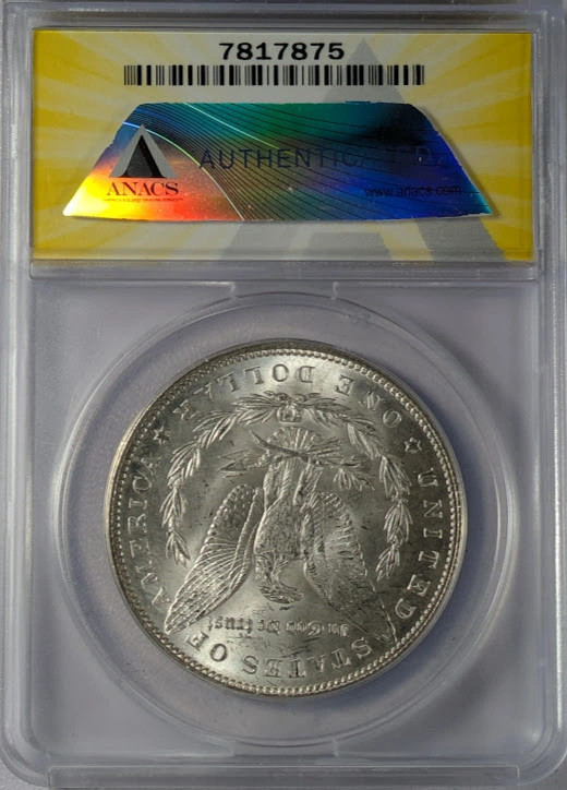 1899 Morgan Silver Dollar ANACS MS-62