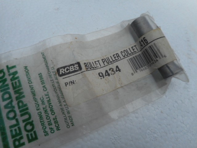 RCBS .416 Caliber Bullet Puller Collet 9434