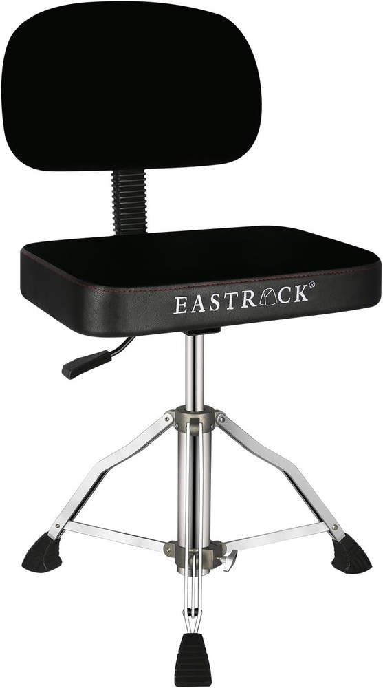 Drum Throne with Backrest Heavy Duty Square Style