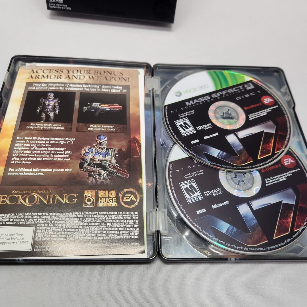 Microsoft Xbox 360 Kinect Sensor Bar with 1 Game Bundle Mass Effect 3 Steelbook