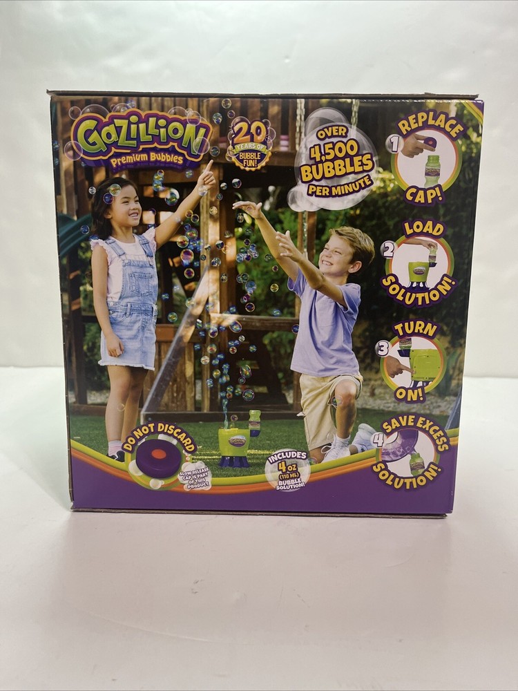 Gazillion Premium Bubbles Tornado Machine Ultimate Bubble Blower