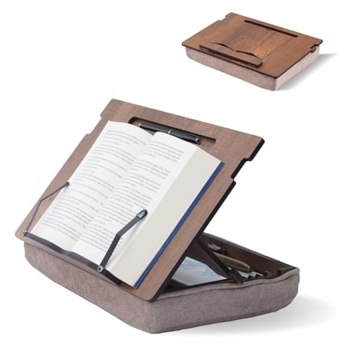 Book Stand for Reading in Bed with Storage – Book Holders for Reading Hands