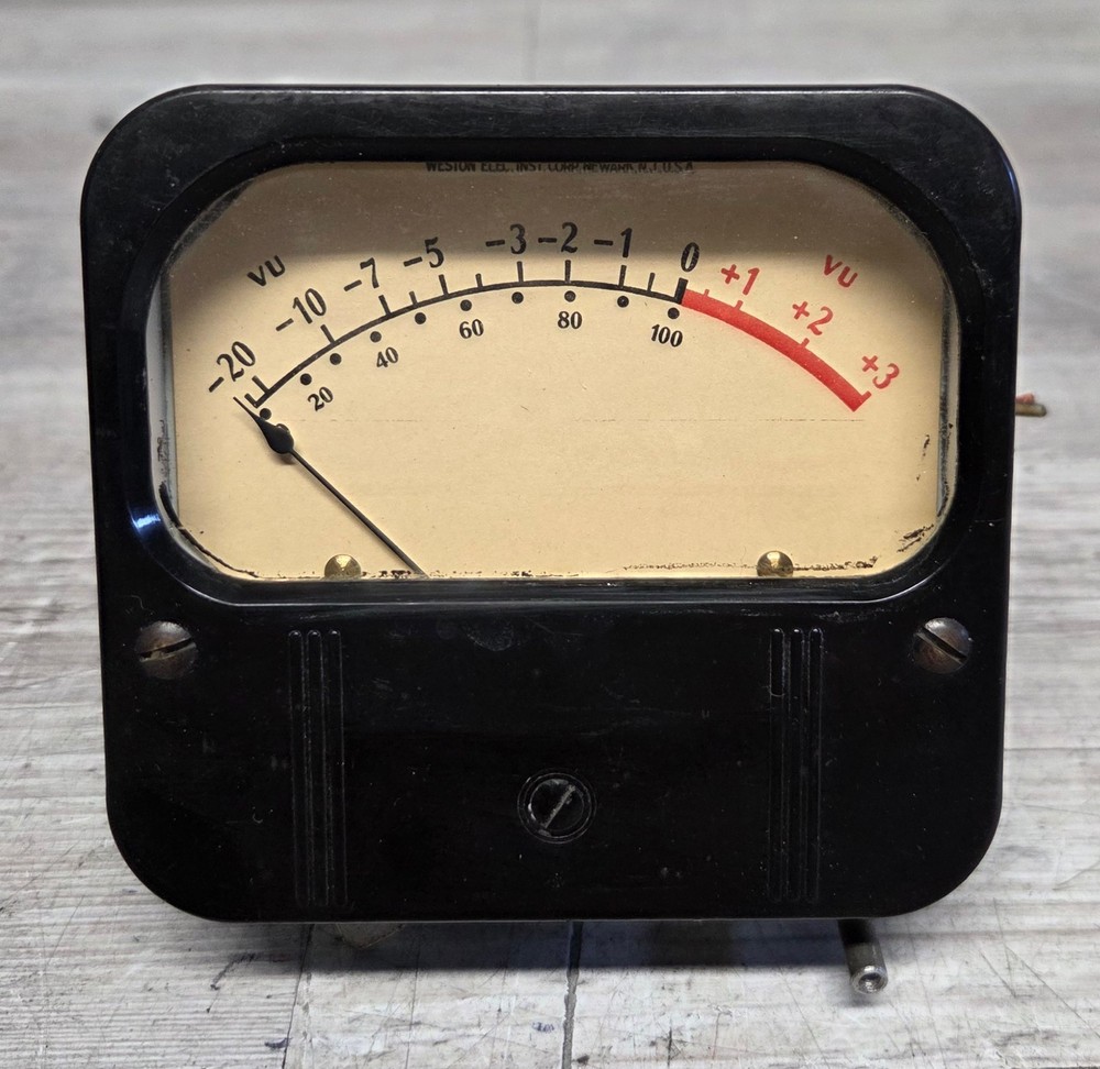 Vintage Weston Model 862 C VU Meter