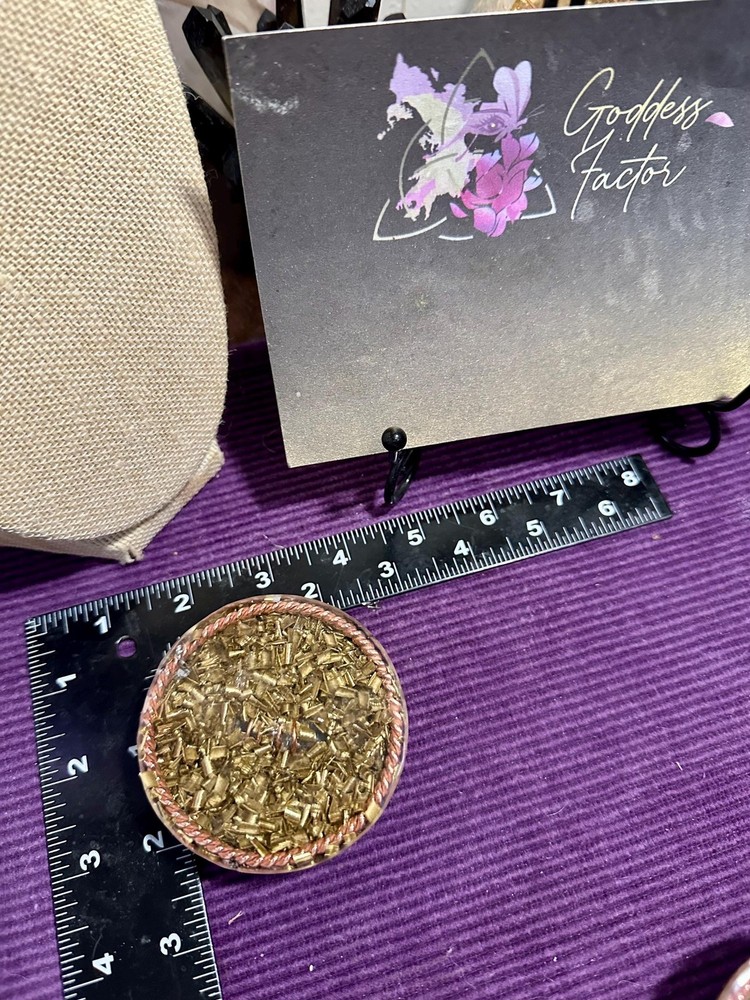Basic Orgonite and Tensor Ring puck for home protection