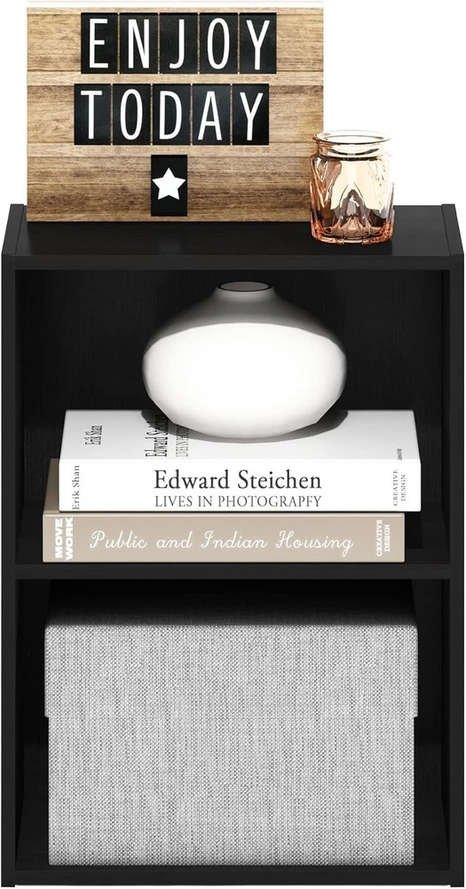 Luder Bookcase / Book / Storage Blackwood 2-Tier