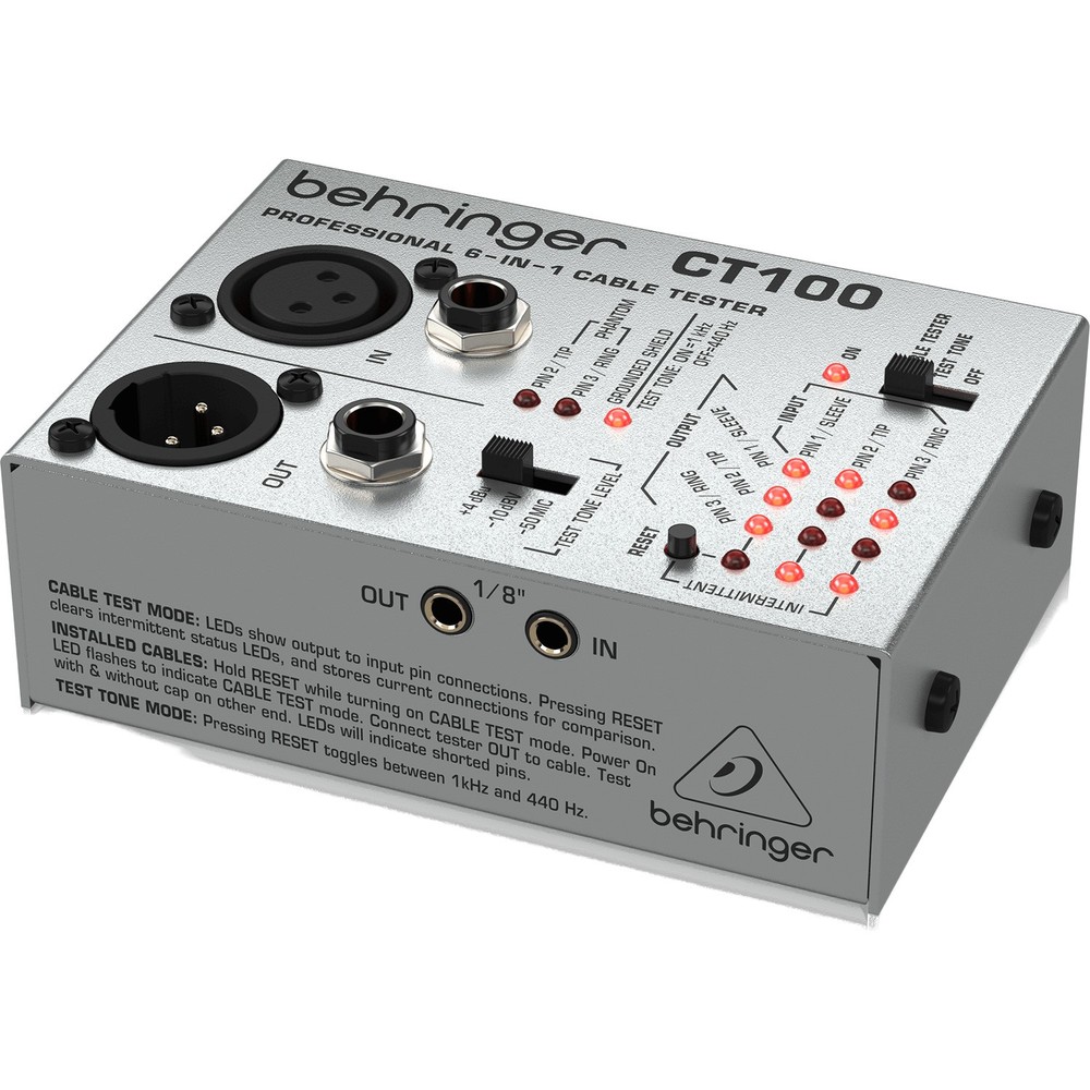 Behringer CT100 6-in-1 Cable Tester