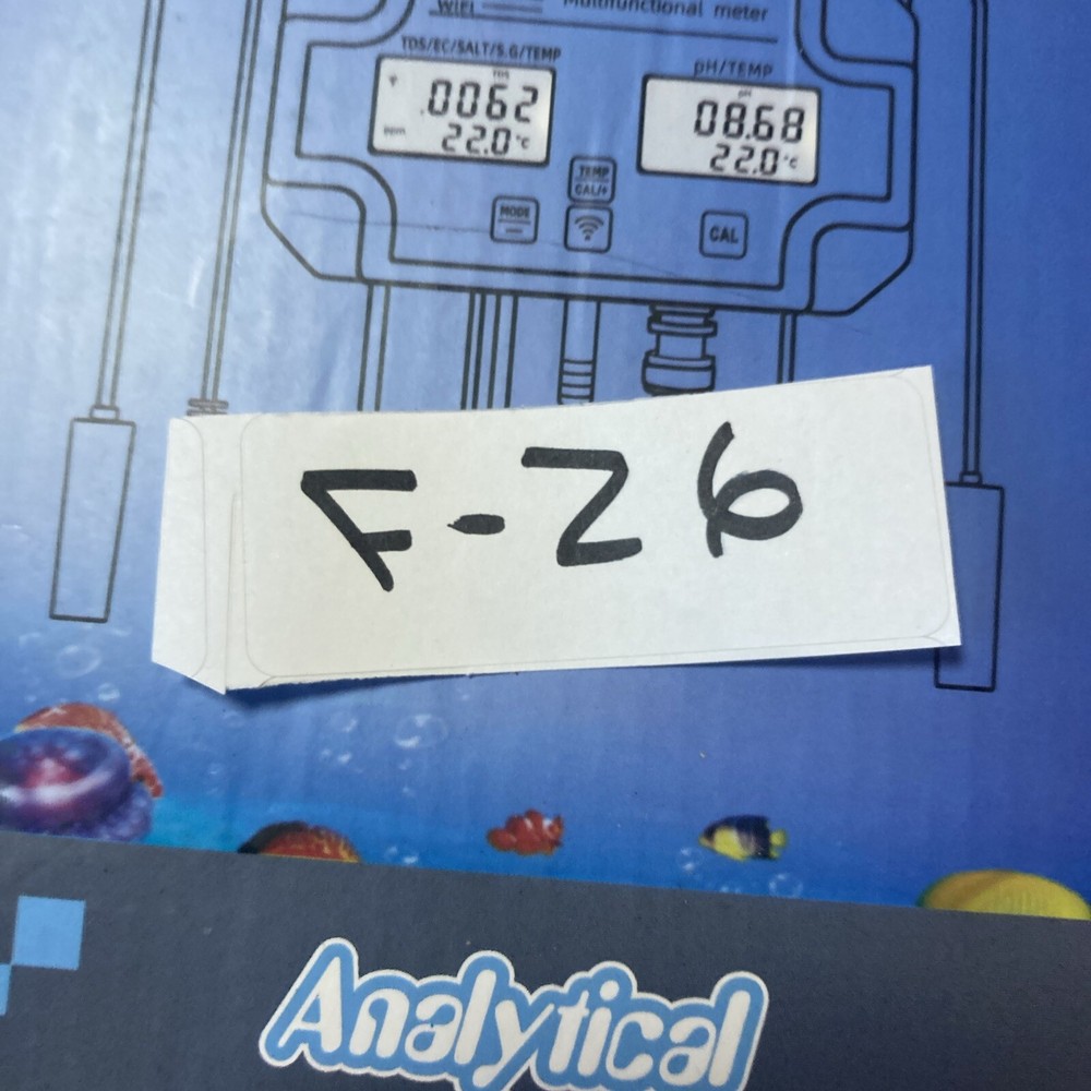 analytical instruments eu-230v wifi 6 in 1 water meter See Notes