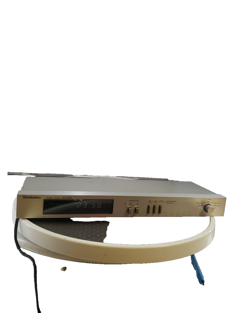 Vintage Silver Technics Audio Digital Timer SH-4020 Japan Tested & Working