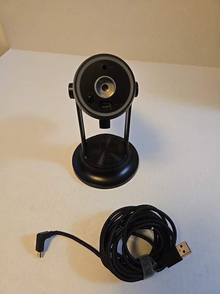 Thronmax MDrill One USB Microphone with Tabletop Stand,Jet Black