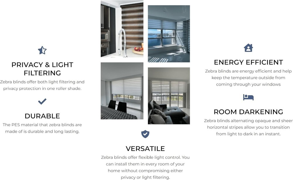 Cordless Zebra Blinds – Modern Light Control & Safety for Your Windows