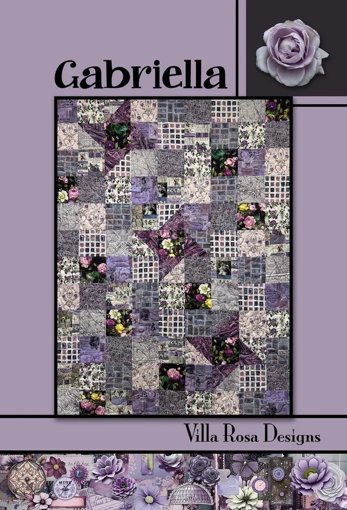 Gabriella Quilt Pattern- A Fat Quarter Pattern
