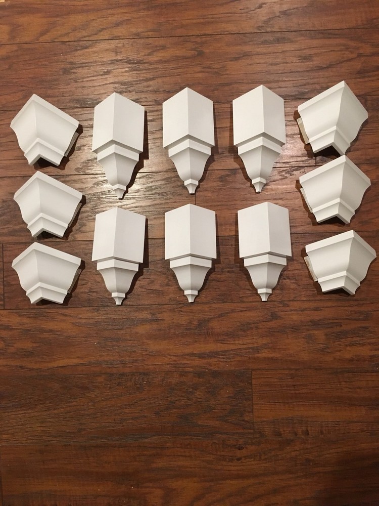 Crown Molding Corners inside/outside  Mix/match (12 pack) For 3 5/8” Transition