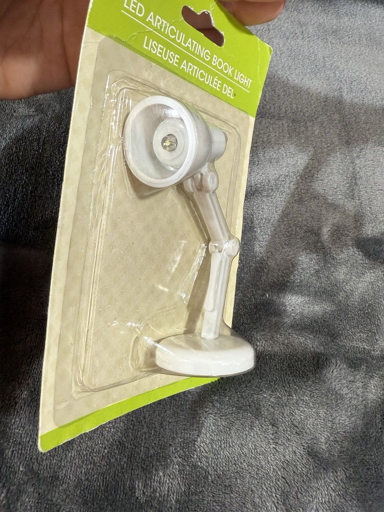 Greenbrier International LED Adjustable Clip-On Book Light White Battery Powered