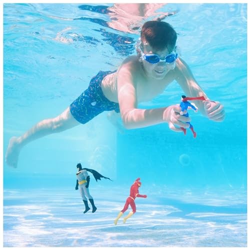 Swimways DC Dive Characters 3-Pack, Swimming Pool Accessories & Kids Pool