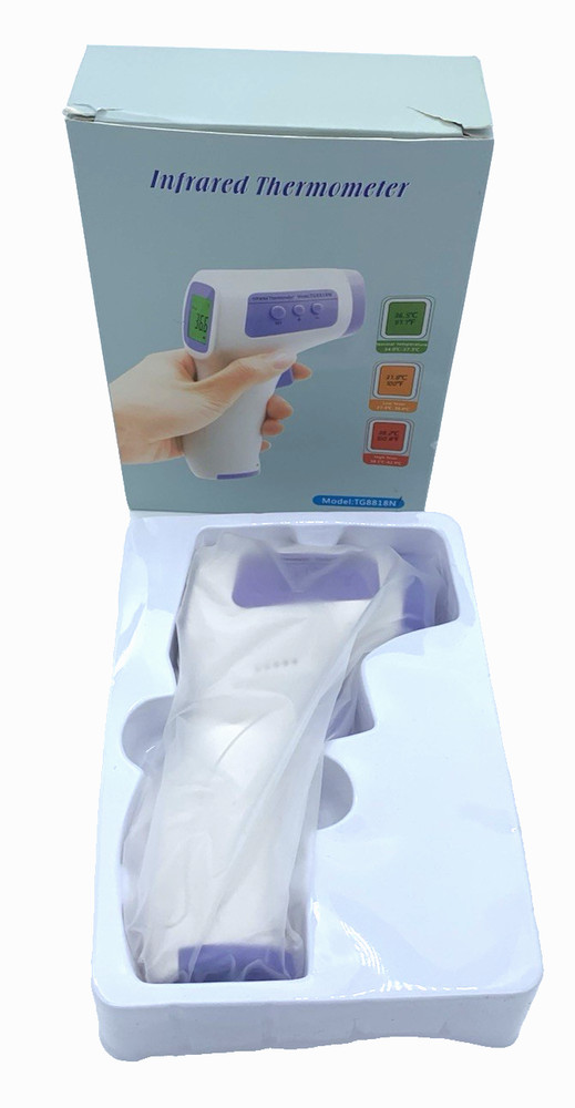 Non-Contact Infrared Digital Thermometer LCD Display Memory Function New In Box