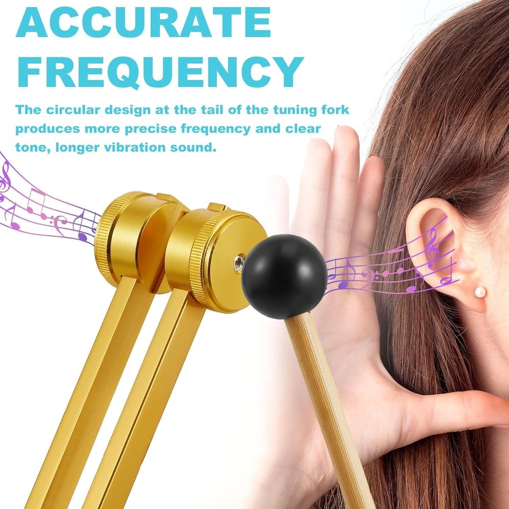 Tuning Fork Set Chakra Tuning Fork Multiple Hz Tuning Forks for Healing with ...