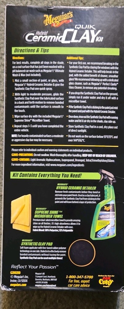 Meguiars Hybrid Ceramic Clay Kit G200200