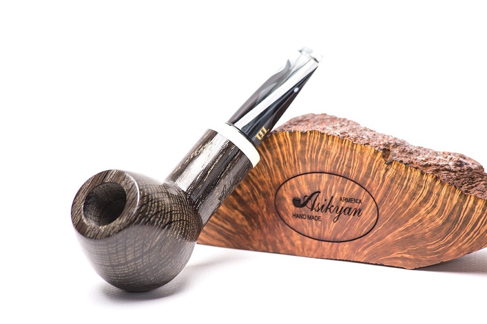 Asikyan Pipe #454/25 Reverse Calabash Morta Smooth Hand Made