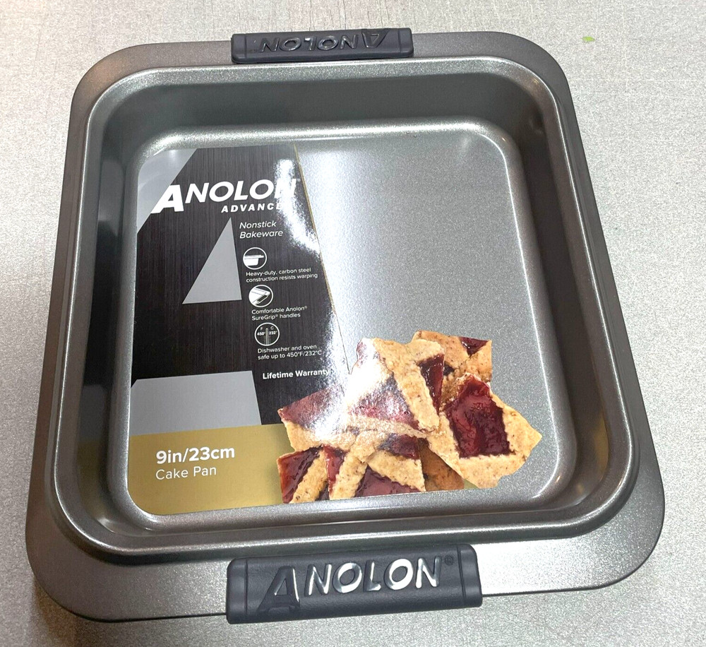 NEW Anolon Advanced 9x9x1.5" Square Baking Pan Cake