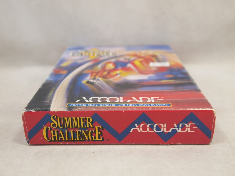 Summer Challenge (SEGA Genesis) Authentic CARDBOARD BOX ONLY
