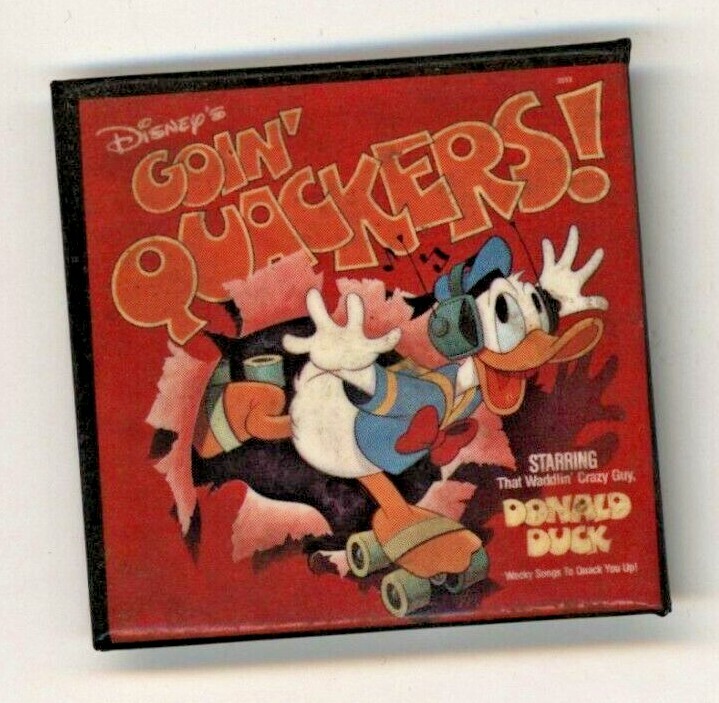 1980's Disney Donald Duck  2"  Pinback Button