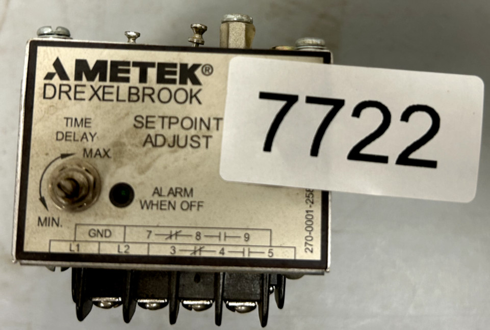 Ametek Drexelbrook 406-6002-F01 Point Level Control Unit Time Delay 129111
