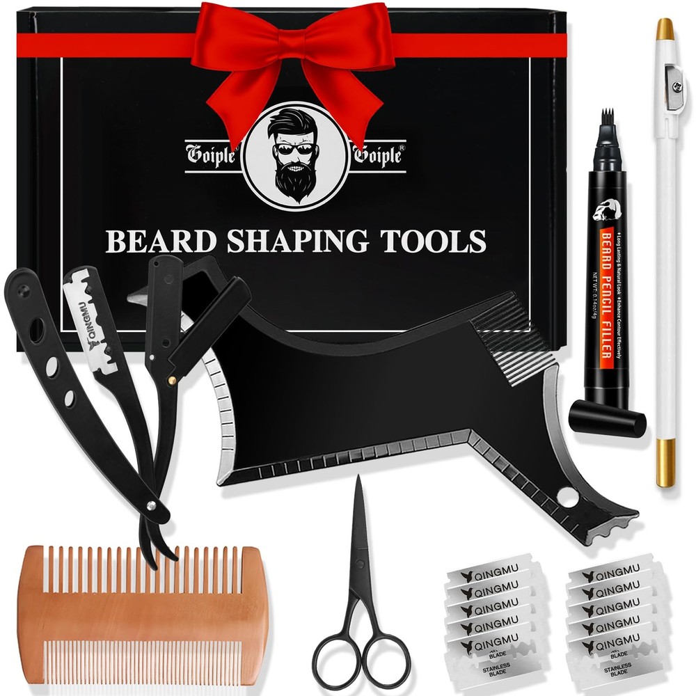 Beard Shaper for Men Beard Shaping Tools - Gifts for Men Beard Template Guide...