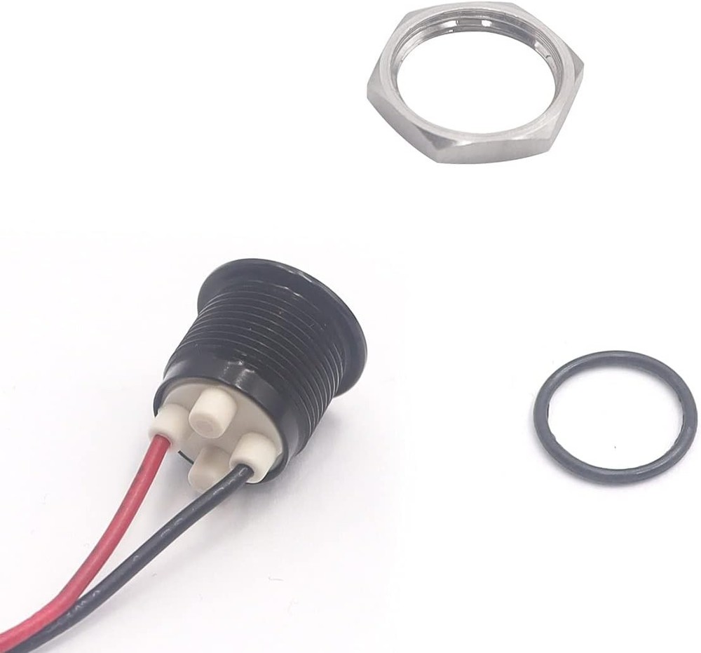 LED Indicator Pilot Dash Light (Battery/Alternator Warning) Red, 1/2"(12mm) 12V