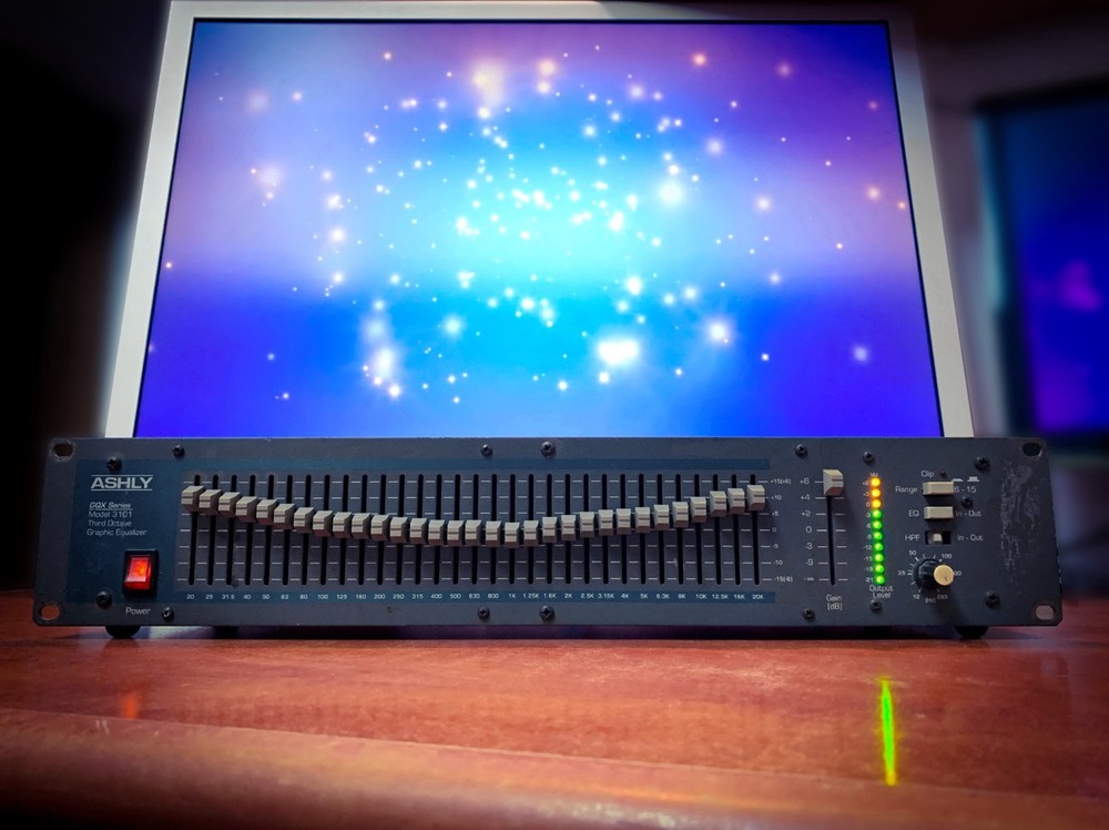 ASHLY 3101 🌈RaRe🌈 Vintage Mono Equalizer Rack