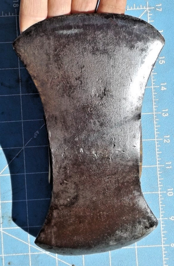 Used Vintage Double Bit Half Peeling Axe 3 Lbs. 9 oz