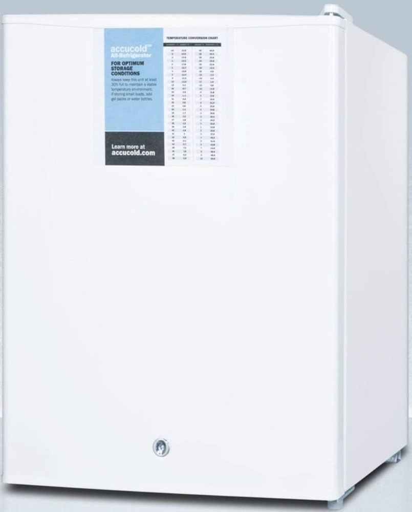 Compact Refrigerator - White Medical Mini Fridge, 2.4 Cu.Ft. Capacity- FF28LWHPR