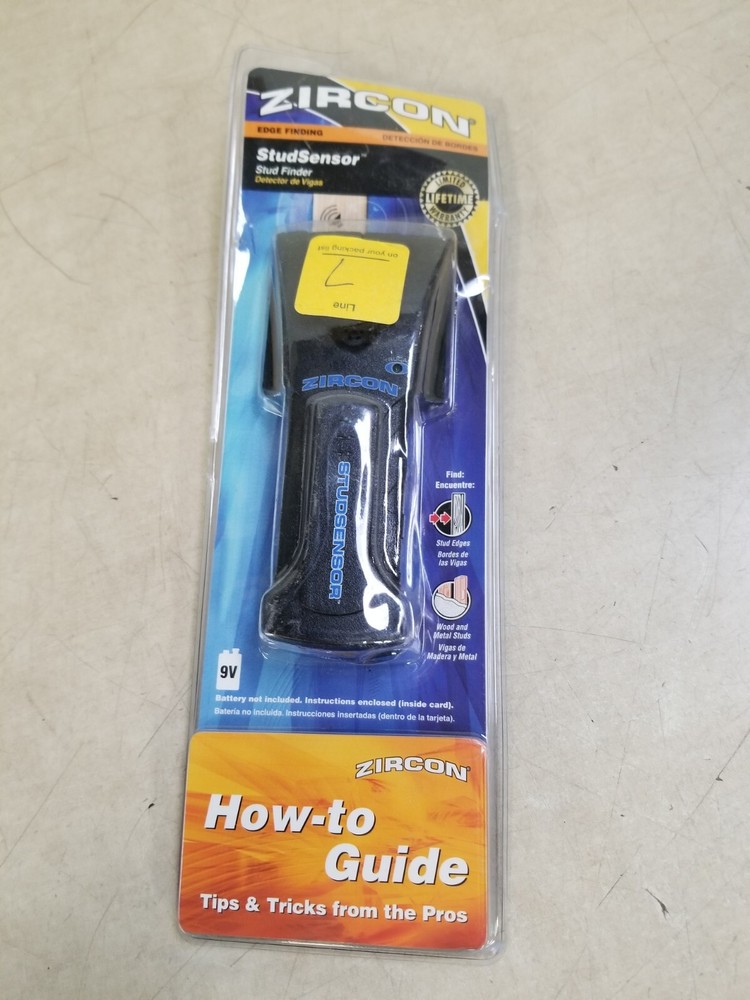 Zircon 62167 StudSensor Basic Stud Finder Find Wood and Metal Stud Edges