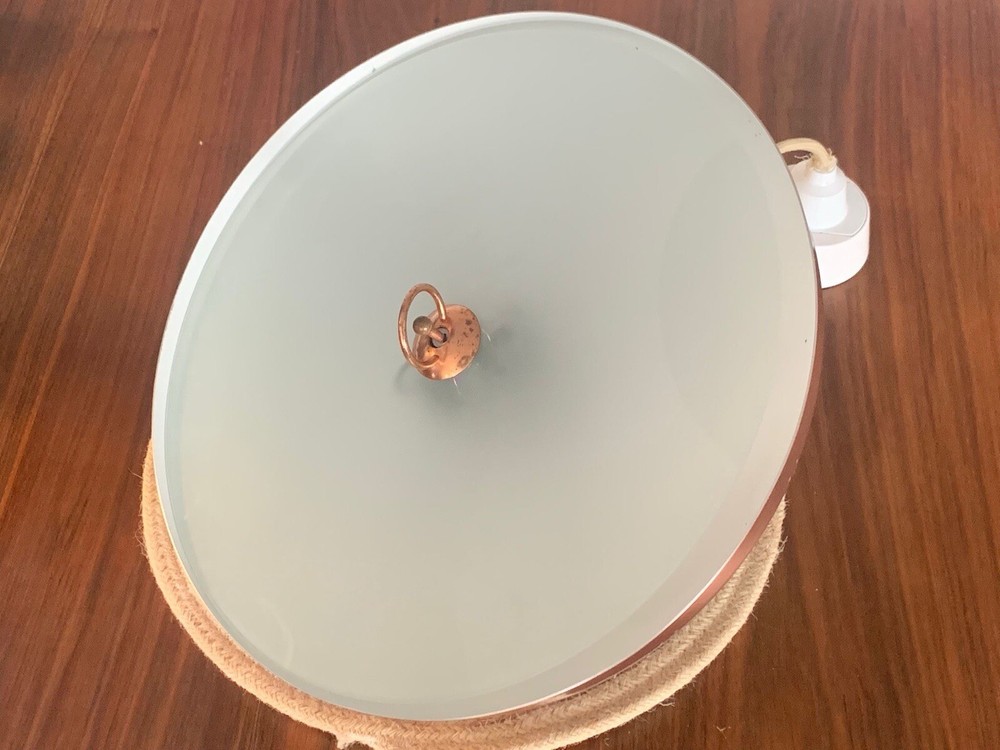1960s Rise And Fall Copper Lamp