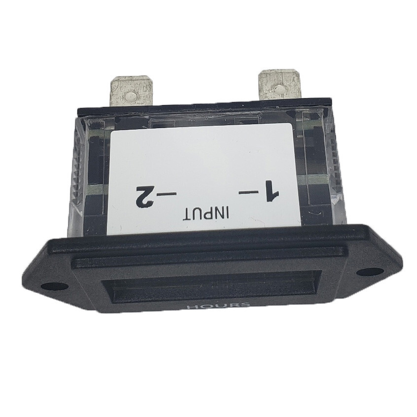 TRUMETER 3410-0000 LCD Hour Meter, 2-Hole, 1.10" Rectangular Flange (Redington)