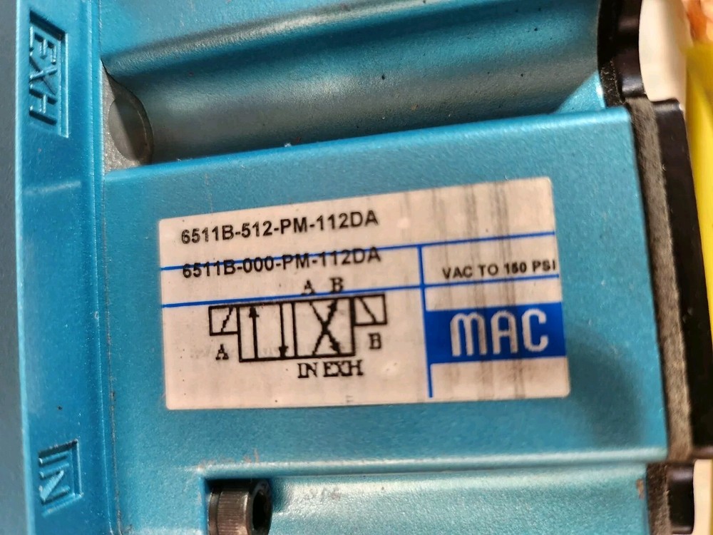 NEW MAC 6511B-512-PM-112DA Solenoid Valve
