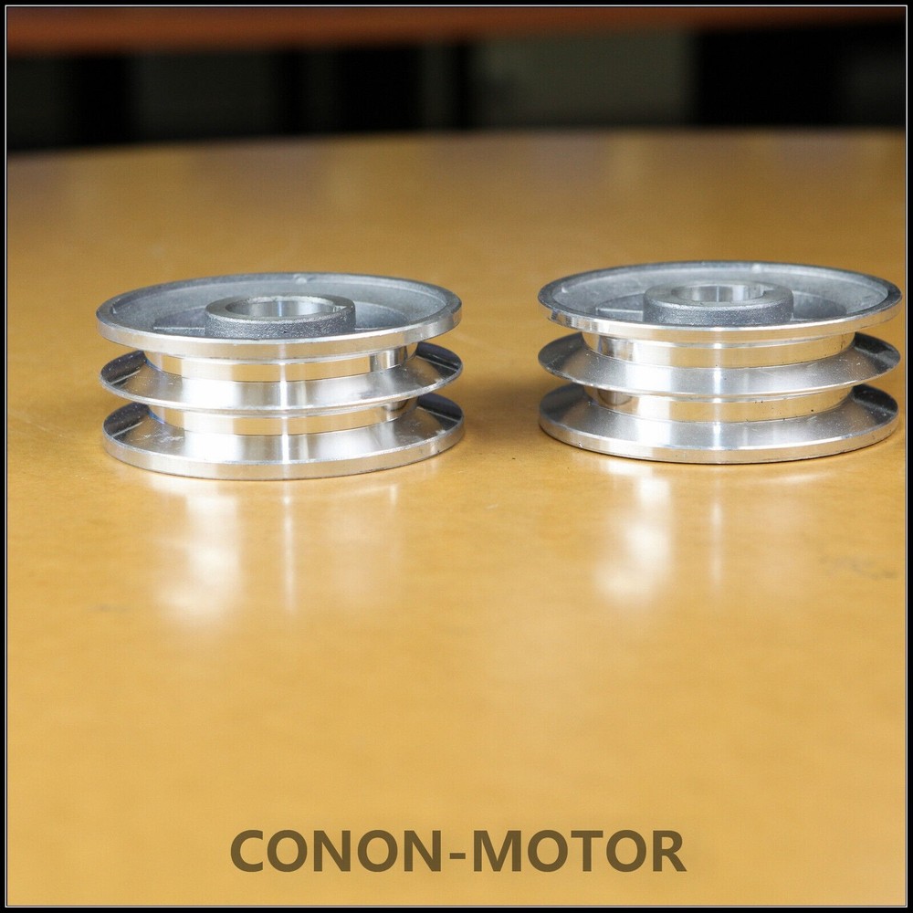Double-groove Pulley 100mm shaft size 28mm