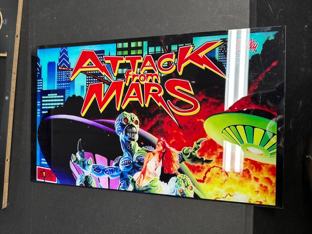 Arcade1up  Attack from Mars Plexi Panel Only