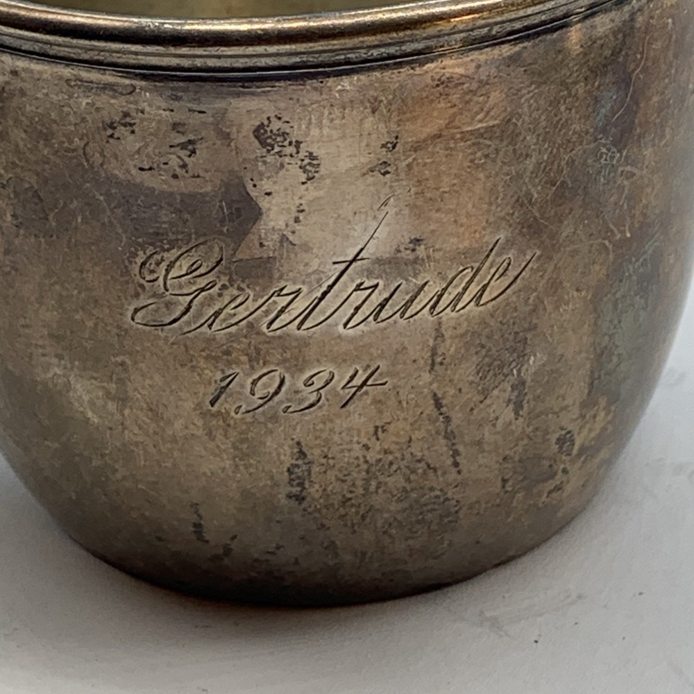 Vintage Sterling Silver Baby Cup